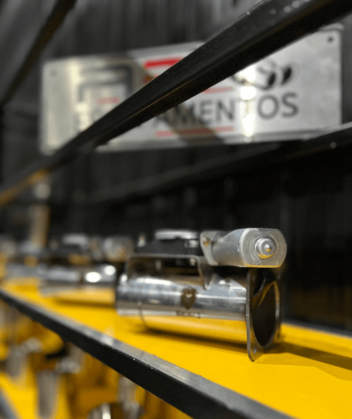 Downpipe inox instalado