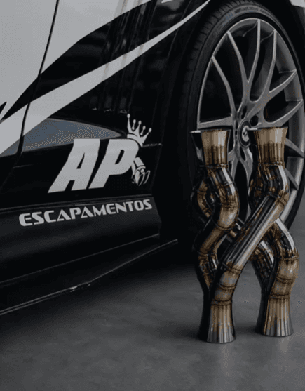 Escapamento esportivo em inox instalado em Chevrolet Camaro — Ap Escapamentos